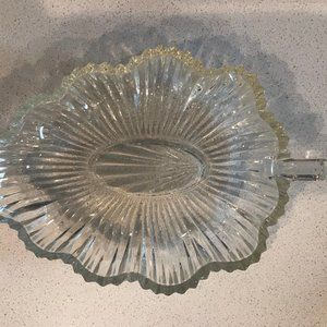 Antique Pickle Dish - Leaf Pattern